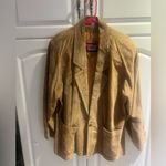 Vintage Toffs Suede leather Jacket Blazer Farmhand Brown Size L Photo 15