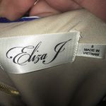 Eliza J chevron size 8 royalcore elegant sheath dress Photo 2