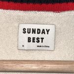 Aritzia Sunday Best M Merino Wool V neck Cropped Sweater Vest Preppy Photo 2