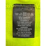 Alphalete Vault Sports Bra Neon Yellow Green Medium Photo 5