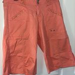 Candie's Candie’s Y2K Vintage Crystal Bead Lace Up Sparkle Cargo Utility StyleShorts Sz 9 Photo 0