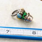 Brighton  Colorful Flowerpot Charm Enameled Photo 4