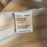 Tail Short Sleeve Tennis‎ Dress in Black White Asymmetric Stripe Size Small Photo 3