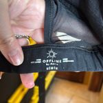 Aerie  Offline Soutien Maxima Mesh Criss Cross Black Sports Bra Size Medium Photo 2