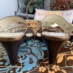 Anne Klein AK  SANDAL HEEL SHOES Sz: 8.5 Photo 3