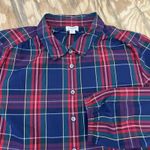 J.Crew Stewart Tartan Plaid Mini Shirt Dress Womens Size 12 Holiday Preppy Photo 4