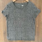 Old Navy  Linen Blend Short Sleeve Boyfriend Pocket Tee Heather Grey Small Photo 0