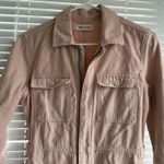 Madewell  Garment Dyed Zip Front Coverall in Avalon Pink‎ Jumpsuit S/M Photo 4