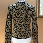 Metallic Gold and Black Knit Sweater Size 42 Photo 3