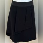 J.Crew  Black Layered Ruffle Shirt. 80% Wool Elastic Waist Thick Material… Photo 2