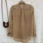 Love Culture ‎ Sheer Blouse Tan Photo 4