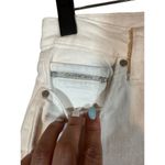 Calvin Klein  White City Short Long Bermuda Jean Denim Shorts Women Sz 6 Photo 3