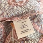 Current Air  QUILT CONTRAST MOTIF TOP Deep Mauve Multi XS Photo 4