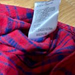 Paper Crane 🏷️🏷️ Red flannel faux distressing dress Medium Photo 3