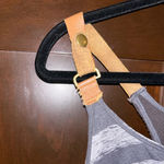 We The Free  People Leather Strap Striped Tank Top Photo 2