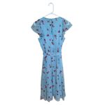 Banana Republic  Blue Floral Midi Dress 4P Photo 3
