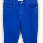 Current/Elliott Womens Ultra High Waist Skinny Jeans Nautical Bright Blue 27 Photo 4