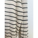 ZARA  Cream Striped V-Neck Wool Blend Sweater Lace Trim Coquette Preppy Coastal Photo 3