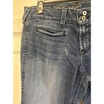 Ariat  Denim Trouser Jeans Womens Size 31R western Bootcut Flare Mid Rise Blue Photo 2