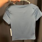 Square Neck Top Blue Size M Photo 1
