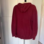 Athleta  Red Fleece Oversized Cozy Karma Full Zip Jacket Hooded Photo 5