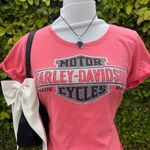 Harley Davidson ✨Pink  sequins t-shirt  Photo 1