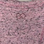 Calia by Carrie CALIA Pink Grey Heathered Speckle Flowy Racerback Athletic Workout Tank Top Photo 9