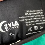 Zyia  Active Jade River Stone Light n Tight Adjustable Sport Bra Size XL Green Photo 6