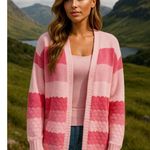 SheIn  Curve Knit Cardigan Soft Girl Preppy Academia Barbie Cottage core Scandi Photo 1
