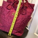 Marc Jacobs  Workwear Pink Embroidered Logo Quilted Tote Bag w. Side Pockets Photo 4