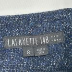 Lafayette 148 ‎ Wool Blend Tweed Style Knee Length Skirt Womens 8 Blue Photo 5