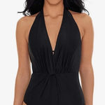 MAGICSUIT NWT Joelle‎ chromatique one piece swimsuit black 14 M L Photo 0