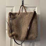 Anthropologie  Brown Shoulder Bag with Cozy Texture Photo 1