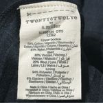 Twenty8Twelve Women’s 4 Black Charcoal Grey Lace Wool Pleated Skirt Tank Dress Photo 7