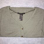 Como Black Olive Striped Crop Top Photo 2