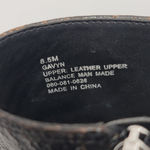 Aerosoles Gavyn Multi Buckle Biker Ankle Booties Crackled Black Leather Size 8.5 Photo 6