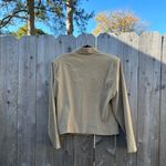 FIRST‎ OPTION vintage jacket blazer size medium button work career casual fall Tan Photo 6