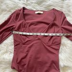 Long Sleeve Women’s Bodysuit Red Photo 5