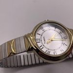 Timex Working - Woman’s Stretchy Expansion Band Wrist Watch Two Tone Photo 5