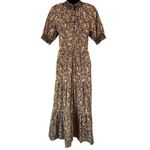 Saylor Kirstin Tiered Leopard Print Maxi Dress Photo 11