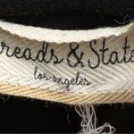 Threads & States black satin spaghetti straps cowl neck slip dress, size S party Photo 1