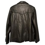 Tuskany Vintage Women’s Size M Black Leather Jacket Size M Photo 2