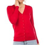 Cielo | womens green blue button down cardigan Blue Size M Photo 4