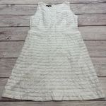 Lafayette 148 New York Laurette 100% Linen Dress Stripe White Size 12 Photo 1