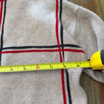 Tahari Women's  Beige Plaid Cowl Neck Sweater M Photo 9