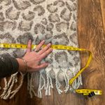 New Directions Scarf Leopard Blanket Boucle Soft Warm Cozy 21x72" Brown Photo 2