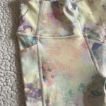 Victoria's Secret VS incredible rainbow leaves opal tie dye leggings + top size M Photo 3
