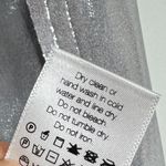 Norma Kamali  Single Breasted Straight Fit Jacket Silver Photo 8