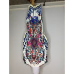 Boho Floral Open Front Kimono Shawl Duster OSFM Blue Size undefined Photo 1