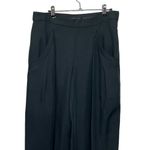 Theory Theyskens Pleated Trousers Women’s Size 6 Green High Rise Dress Pants Photo 2